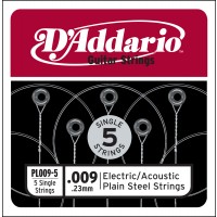 Photo D'ADDARIO 5 CORDES ACIER PLEIN 009