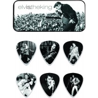 Photo DUNLOP BOÎTE DE 6 MEDIATORS, ELVIS THE KING, MEDIUM