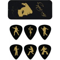 Photo DUNLOP BOÎTE DE 6 MEDIATORS, ELVIS PORTRAIT, MEDIUM