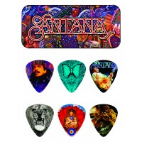 Dunlop Bote de 6 Mediators Carlos Santana Medium