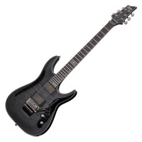 SCHECTER HELLRAISER HYBRID C-1 FR TRANS BLACK BURS