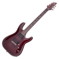 Photo SCHECTER HELLRAISER C-1 PASSIVE BLACK CHERRY