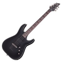 Photo SCHECTER HELLRAISER C-1 PASSIVE SATIN BLACK