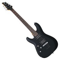 Schecter C-6 Deluxe LH Satin Black