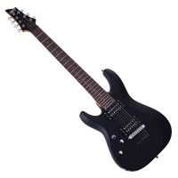 SCHECTER C-7 DELUXE LH SATIN BLACK