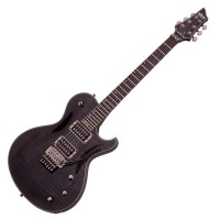 Photo SCHECTER CHRIS POLAND SOLO-6 POLTERGEIST SEE-THRU BLACK