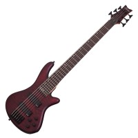 Photo SCHECTER STILETTO CUSTOM-6 VAMPYRE RED SATIN