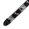 Photo FENDER SANGLE MONOGRAMMED BLACK-LIGHT GREY-DARK GREY