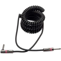 Photo MONSTER CABLE CLASSIC JACK/JACK COUDÉ SPIRALÉ NOIR - 6.4M