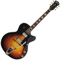 Photo CORT YT-BVBTAB HOLLOW BODY TOBACCO BURST