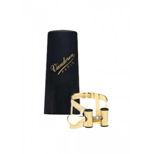 VANDOREN LC56DP LIGATURE M/O SAXOPHONE SOPRANO DORÉ+ CB PLASTIQUE