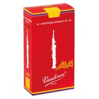 Vandoren SR302R - 10 Anches Saxophone Soprano Java Red 2