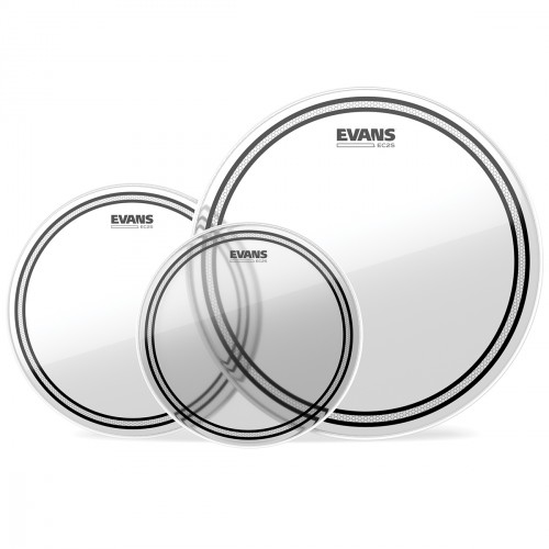 EVANS EC2S TOM PACK TRANSPARENTES FUSION 10 12 14