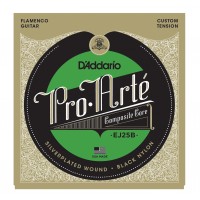 D'ADDARIO EJ25B PRO ARTE COMPOSITE FLAMENCO/NYLON NOIR NORMAL TENSION