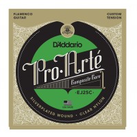 D'ADDARIO EJ25C PRO ARTE COMPOSITE FLAMENCO/NYLON CLEAR NORMAL TENSION