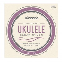 D'ADDARIO EJ65C UKULELE CLEAR NYLON CONCERT