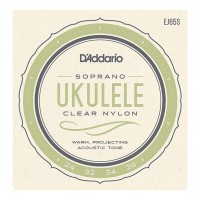 D'ADDARIO EJ65S UKULELE CLEAR NYLON SOPRANO