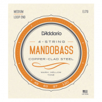 D'ADDARIO EJ79 MANDOBASS COPPER-CLAD STEEL MED 49/130
