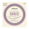 Photo D'ADDARIO EJS57 BANJO 5ST STAINLESS STEEL LIGHT PLUS