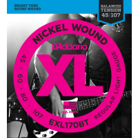 Photo D'ADDARIO EXL170BT NICKEL WOUND BT LONG 45-107
