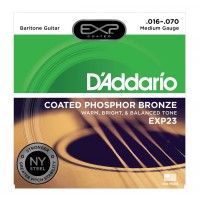 Photo D'ADDARIO EXP23NY COATED PHOSPHORE BRONZE BARITON 16/70