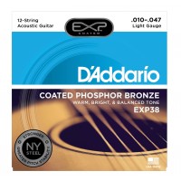 Photo D'ADDARIO EXP38NY EXP COATED PHOSPHORE BRONZE LIGHT 12C 10/47
