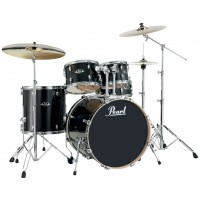 Photo PEARL EXPORT LACQUER 5 FÛTS ROCK 22" BLACK SMOKE