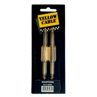 Photo YELLOW CABLE AD02 ADAPTATEUR JACK MALE/JACK MALE (X2)