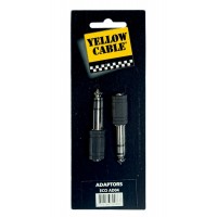 Yellow Cable AD04 Adaptateur Jack Stro Male/Mini-Jack Stro Femelle (X2)