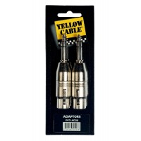 Yellow Cable AD26 Adaptateur Jack Male/XLR Femelle (X2)