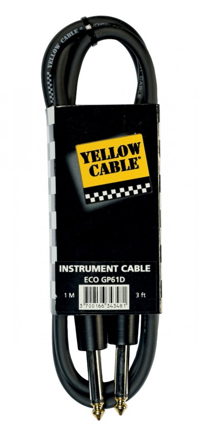 Yellow câble GP63D - Câble jack guitare 3 m