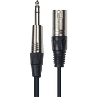 YELLOW CABLE K14 JACK STEREO MALE/XLR MALE
