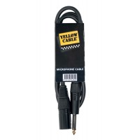YELLOW CABLE STANDARD JACK/XLR MALE