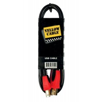 Photo YELLOW CABLE N01-3 USB A/USB B - 3M