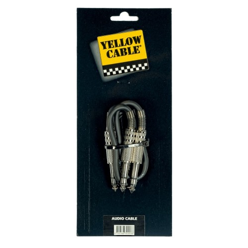 YELLOW CABLE P030S PATCH JACK SYMÉTRIQUE - 30CM (X2)