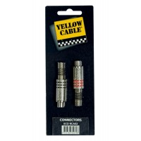 Photo YELLOW CABLE RCA02 CONNECTEUR RCA FEMELLE NICKEL (X2)
