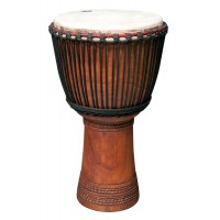 Photo TANGA DJEMBE LINKE 13.5" SCULPTE