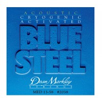 Photo DEAN MARKLEY 2038 BLUE STEEL FOLK MEDIUM 13/56