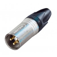 Photo NEUTRIK NC3MXX-EMC - FICHE XLR EMC MALE ANTI-INTERFÉRENCE
