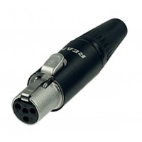 Photo NEUTRIK RT4FC-B - FICHE MINI-XLR 4 PÔLES FEMELLE
