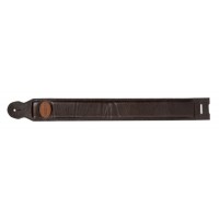 Photo TOBAGO CC-M - COURROIE REMBOURREE CUIR MARRON 6CM