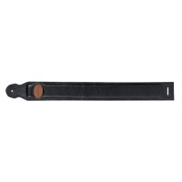 Photo TOBAGO CC-N - COURROIE REMBOURREE CUIR NOIR 6CM