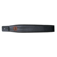Photo TOBAGO CG-N - COURROIE REMBOURREE CUIR NOIR 8CM
