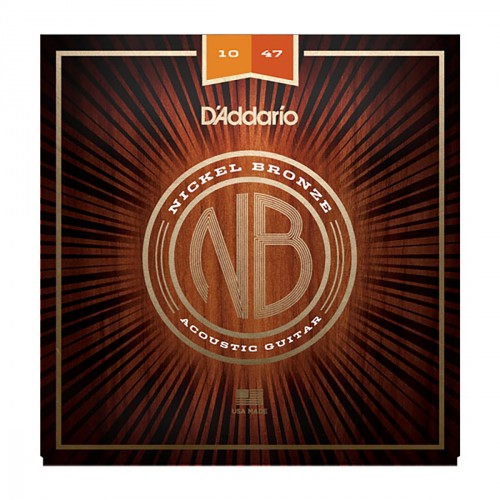D'ADDARIO NB1047 NICKEL BRONZE EXTRA-LIGHT 10-47
