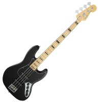 Photo FENDER AMERICAN ELITE JAZZ BASS BLACK MN