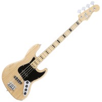 Photo FENDER AMERICAN ELITE JAZZ BASS ASH NATURAL MN