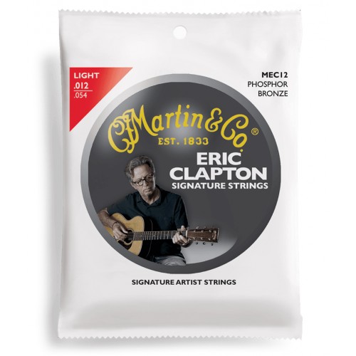 MARTIN MEC12 ERIC CLAPTON 92/8 PHOSPHOR BRONZE LIGHT 12/54