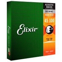 Photo ELIXIR 14502 ACOUSTIC BASS NANOWEB LIGHT 45-100