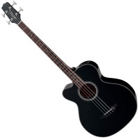 Takamine GB30CELH-BLK Basse Electro Cutaway Noire Gaucher