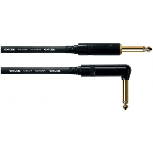 CORDIAL CCI6PR CABLE ESSENTIALS JACK/JACK COUDÉ DORÉ - 6M